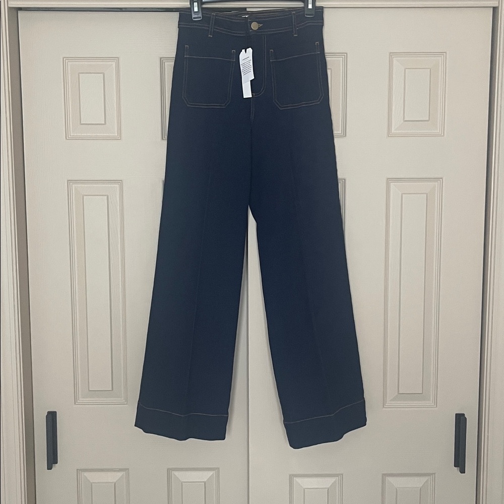 Bagatelle collection jeans sz 28 wide leg jeans DARK WASH  NWT